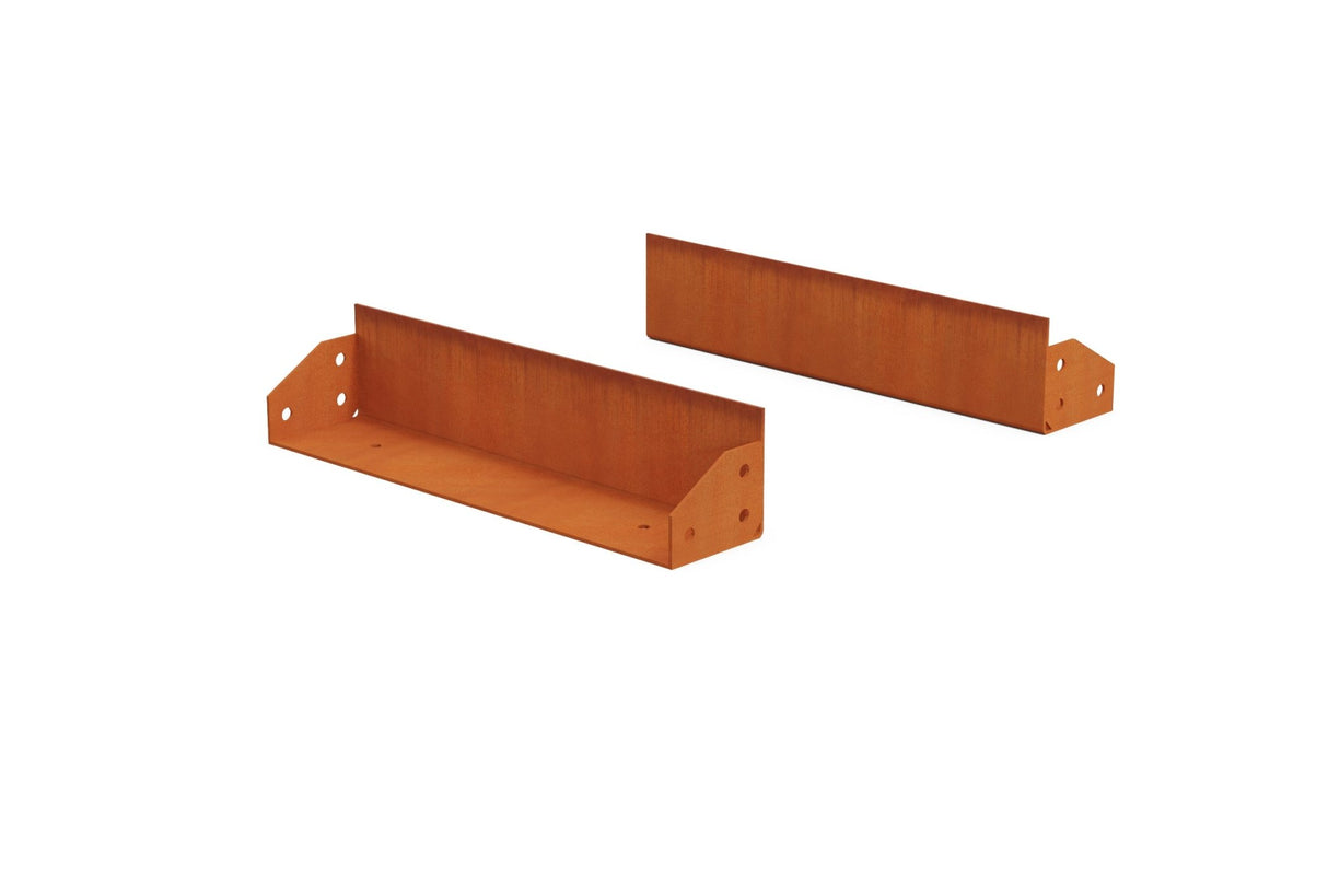 High Corten Steel Straight Edging - Plantercraft