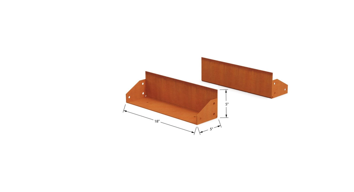 High Corten Steel Straight Edging - Plantercraft