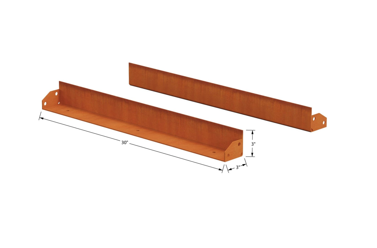 High Corten Steel Straight Edging - Plantercraft