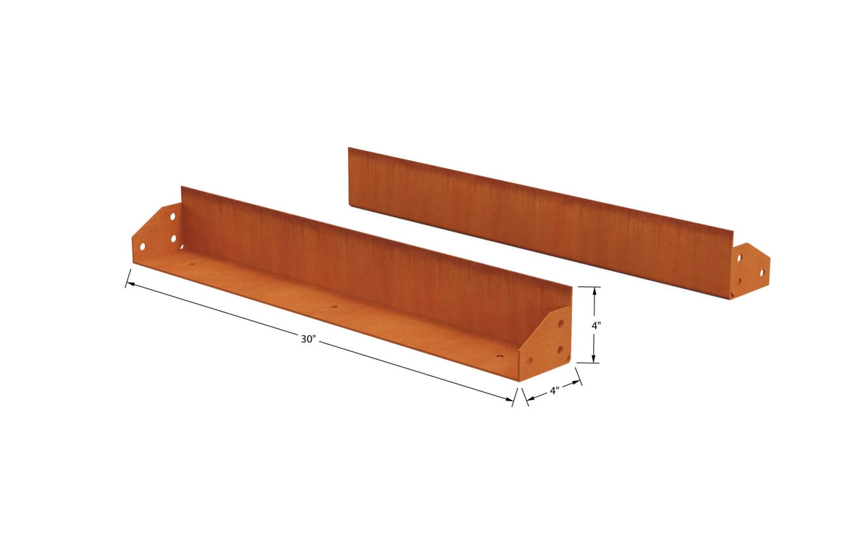 High Corten Steel Straight Edging - Plantercraft