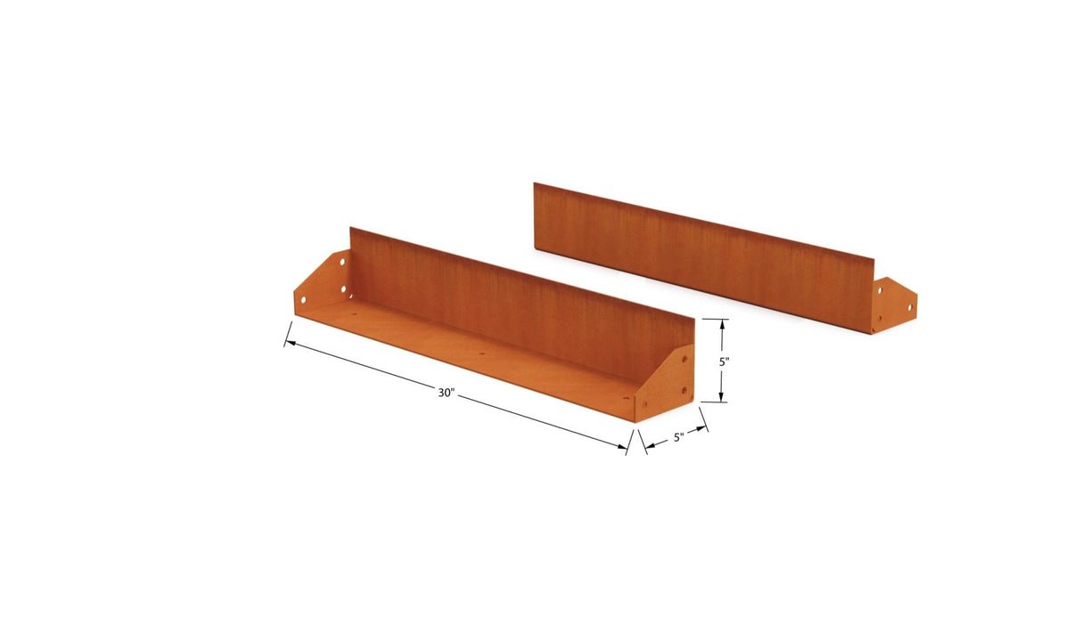 High Corten Steel Straight Edging - Plantercraft