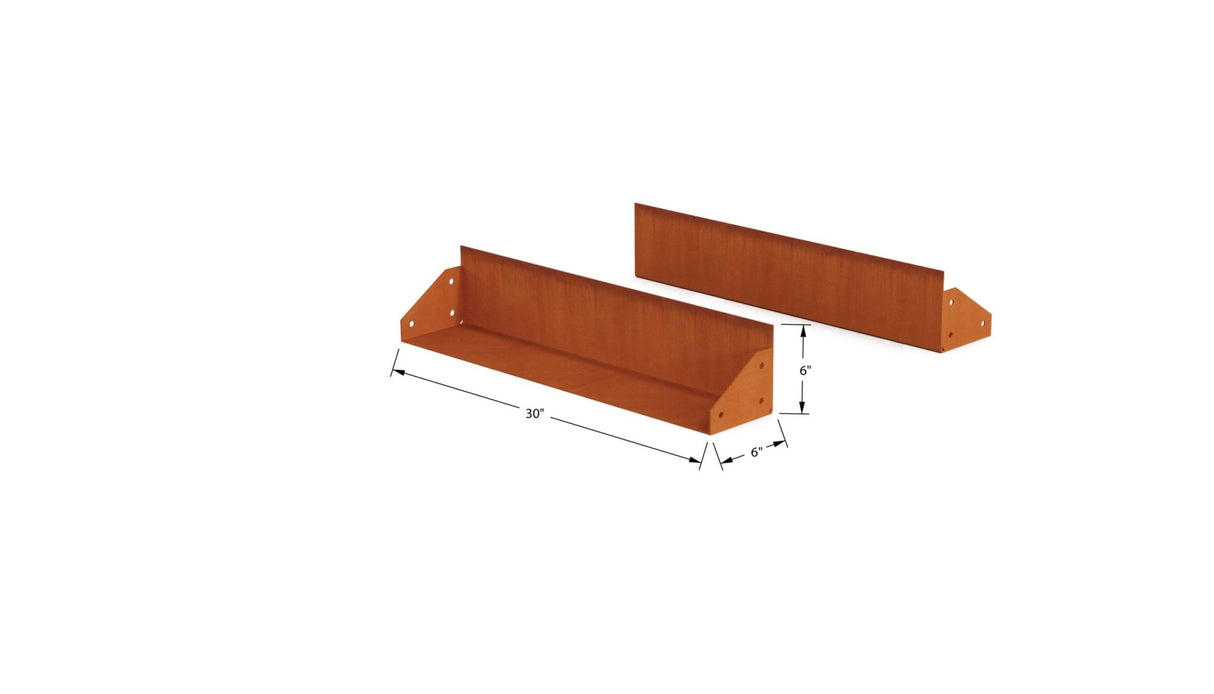 High Corten Steel Straight Edging - Plantercraft