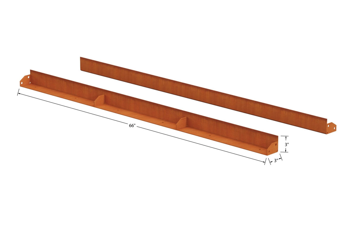 High Corten Steel Straight Edging - Plantercraft