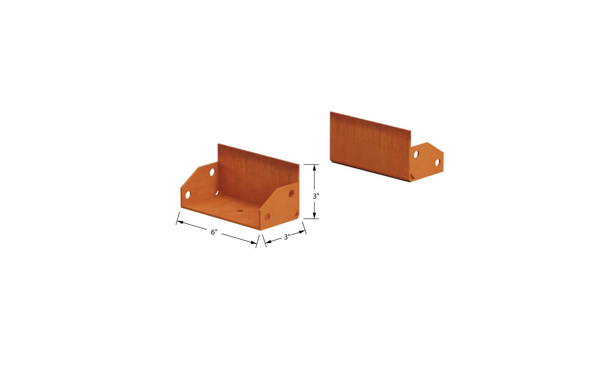 High Corten Steel Straight Edging - Plantercraft