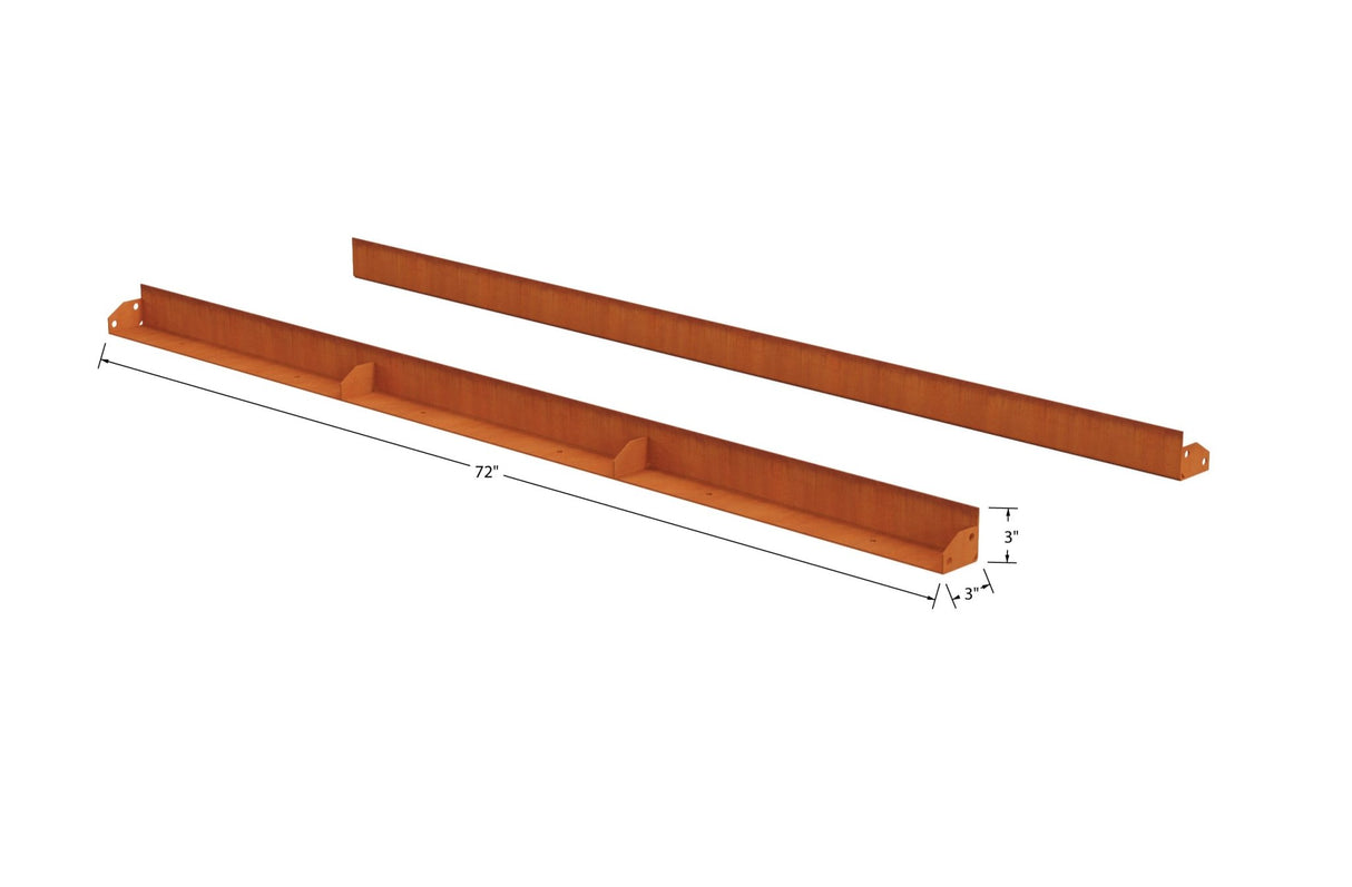High Corten Steel Straight Edging - Plantercraft