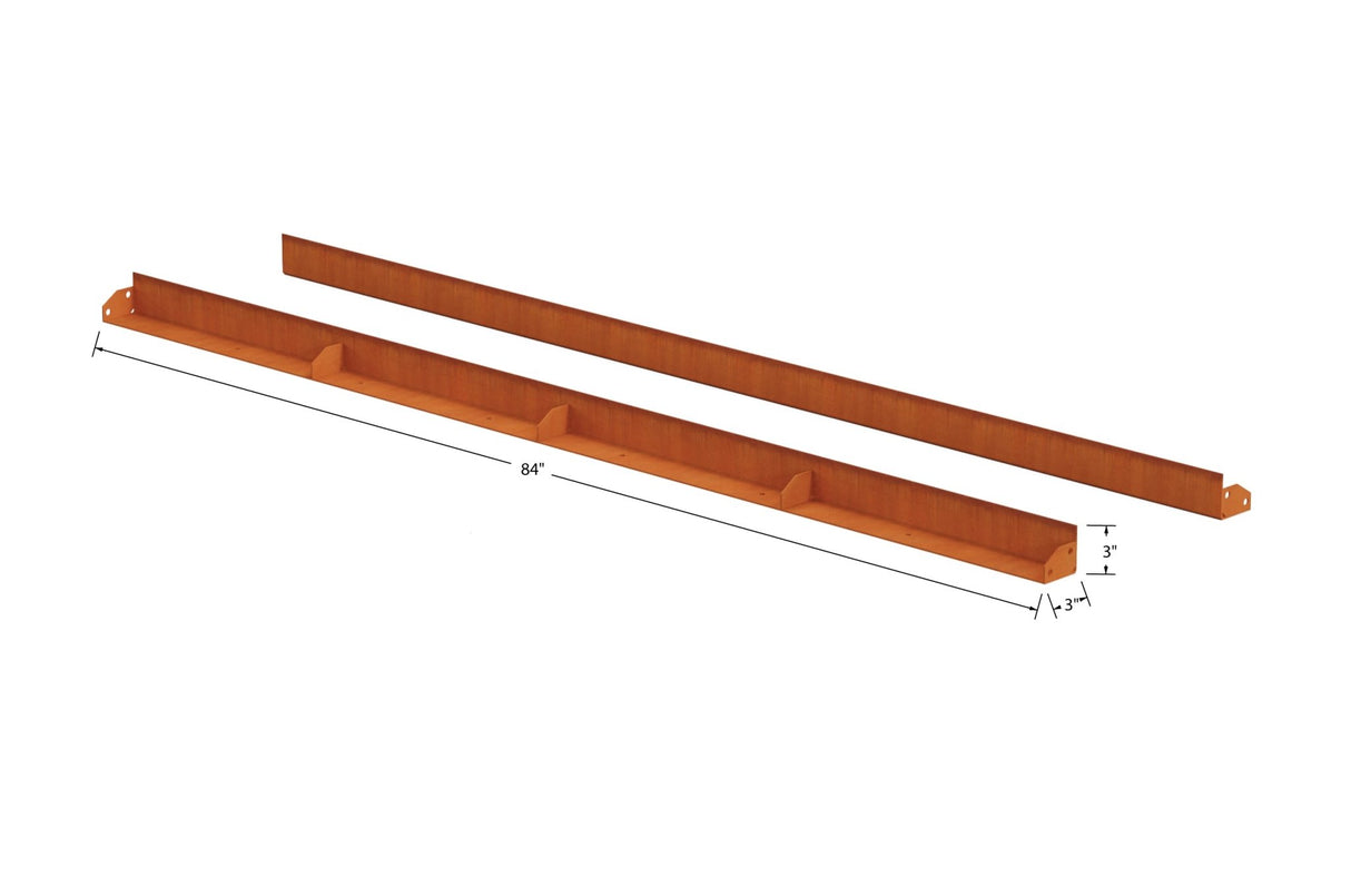 High Corten Steel Straight Edging - Plantercraft