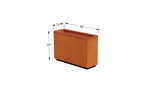 Corten Steel Rectangular Planter - Plantercraft