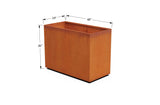 Corten Steel Rectangular Planter - Plantercraft