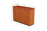 Rectangular Corten Steel Planter - Plantercraft