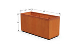 Corten Steel Rectangular Planter - Plantercraft