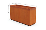 Rectangular Corten Steel Planter - Plantercraft