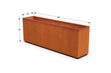 Corten Steel Rectangular Planter - Plantercraft