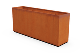 Rectangular Corten Steel Planter - Plantercraft