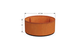 Corten Steel Round Planter - Plantercraft