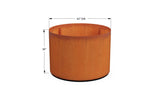 Corten Steel Round Planter - Plantercraft