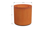 Corten Steel Round Planter - Plantercraft