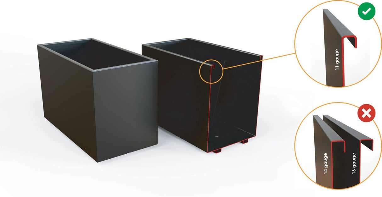 Aluminum Round Planter - Plantercraft